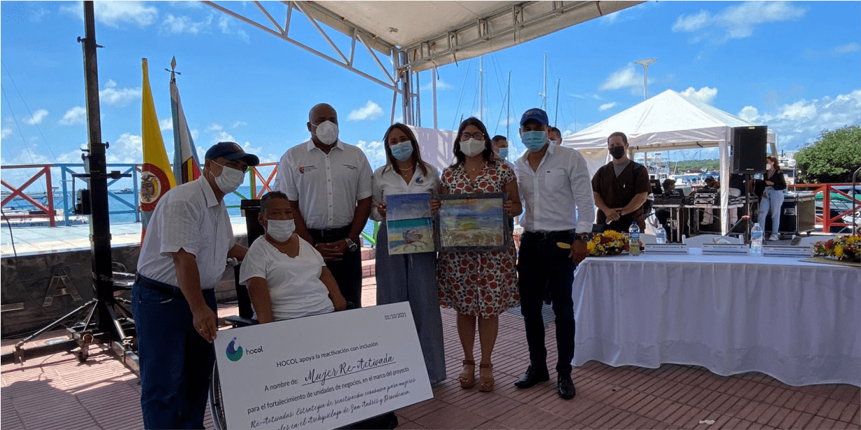 Hocol promueve la “Reactivación con Inclusión” en San Andrés y Providencia, mediante la entrega de insumos para el fortalecimiento económico de las Islas