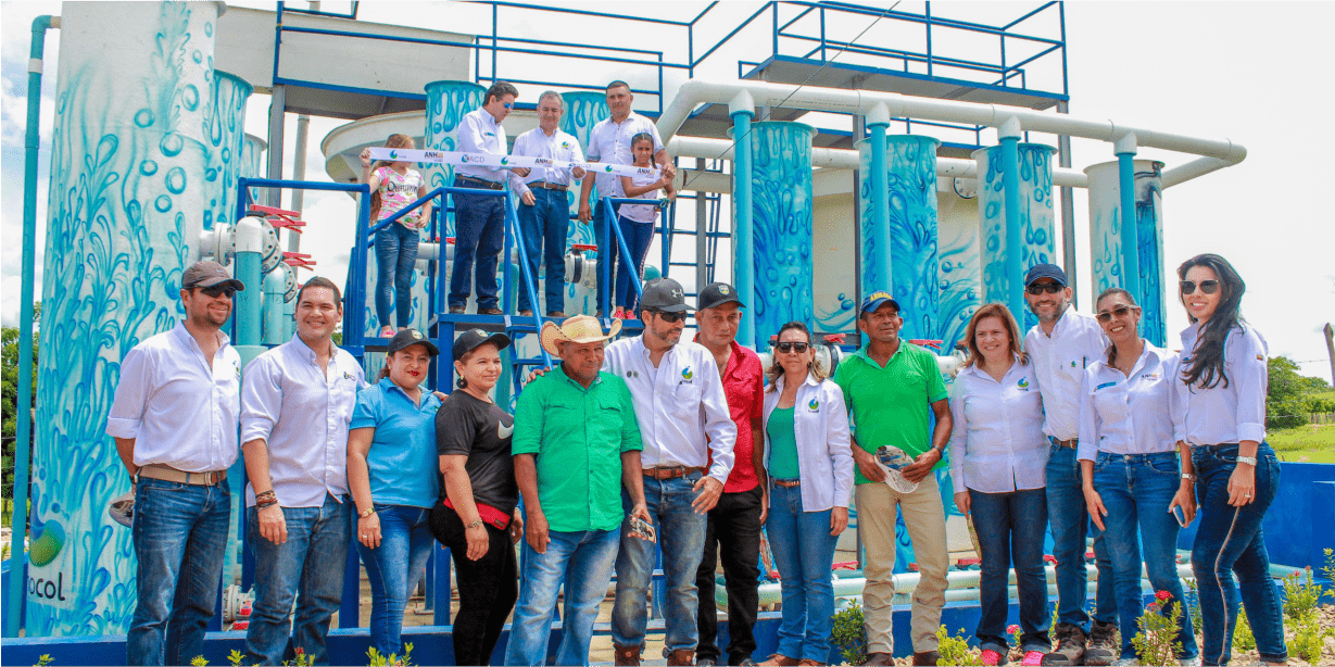 Operamos la entrega de la Planta de Tratamiento de Agua para Canutal